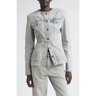 Haikure Temple Denim Jacket in Light Space at Nordstrom, Size X-Small