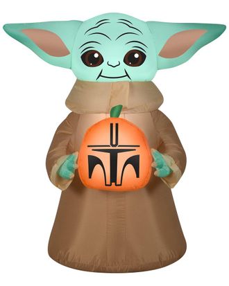 National Tree Company 42In Inflatable Halloween Baby Yoda