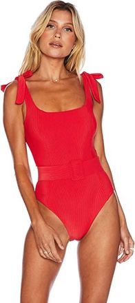 Beach Riot Sydney One-Piece Womens Swimsuits One Piece Red 1 : SM, Lycra/Nylon