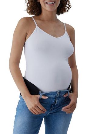 Ingrid & Isabel Seamless Maternity Camisole in White at Nordstrom, Size X-Small/small
