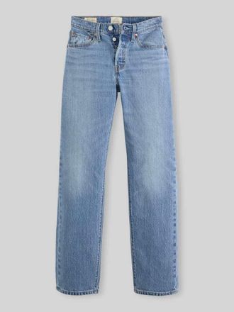 Levi's Straight Fit Jeans aus Baumwoll-Mix in Hellblau, Gr&ouml;&szlig;e 27/30