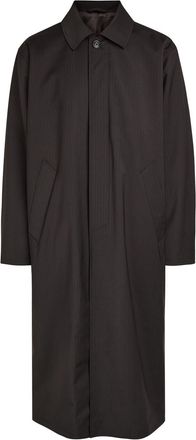 Our Legacy Pinstriped Woven Coat - Brown - 52 (IT52 / XL)