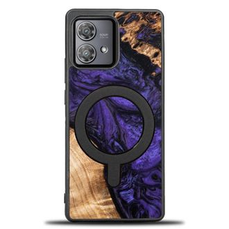 OEM Funda Bewood Unique Para Motorola Edge 40 Neo - Violeta Con Magsafe
