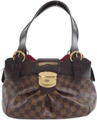 Louis Vuitton Pre-owned Handbags, female, Brown, Size: ONE SIZE Pre-owned Damier Handbag