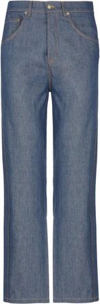 Moschino Jeans, Heren, Blauw, S, Katoen, Straight Jeans