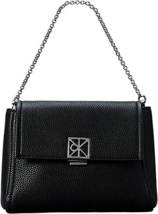 Calvin Klein Pebble Grain Crossbody Bag - Dames - Schoudertassen - Zwart - ONE Size - Tassen