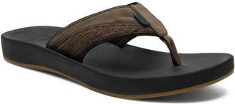Sanuk Cosmic Seas Water Friendly Flip Flop in Cacao at Nordstrom, Size 12