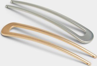 Simons Metallic hair pins Set of 2