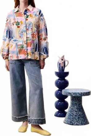 FRNCH Topaze Shirt In Waters Edge