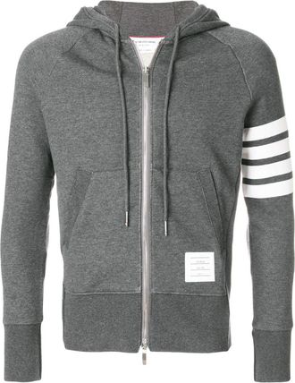 Thom Browne Grey logo stripes Hoodie