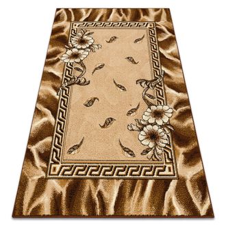 RugsX Tappeto Bcf Morad Trio Fiori, Le Foglie Classico - Oro Vecchio Beige 300x400 Cm