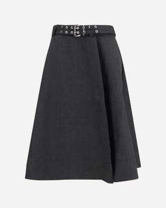 Ganni Wool wrap Skirt Female 42