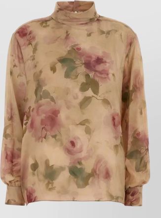 Magda Butrym printed silk blouse