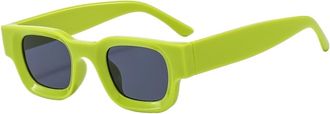 Generic Small Frame Men Sunglasses Vacation Women Outdoor Sports Sun Glasses(Green)