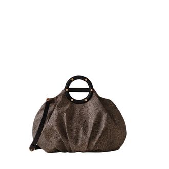 Borbonese Handbags, female, Brown, Size: ONE SIZE Vis a Vis Bauletto