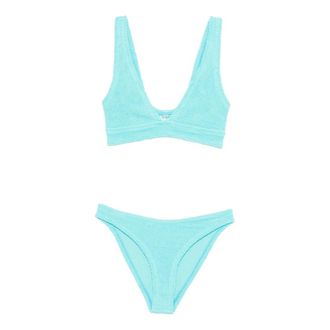 Hunza G Bikinis, female, Blue, Size: ONE SIZE V-neck Bikini