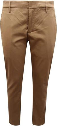 Dondup Gaubert Broek - Heren - Chinos - Beige - W30 - Katoen - Broeken