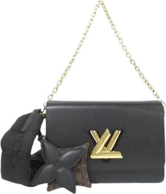 Louis Vuitton Tweedehands leren Louis Vuitton tassen - Dames - Vintage Schoudertas - Zwart - ONE Size - Vintage