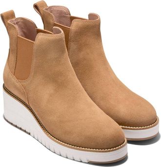 Cole Haan City Suede Wedge Bootie