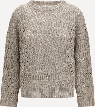 Brunello Cucinelli Maglione traforato Woman XL