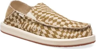 Sanuk Donny Novelty Slip On in San Diego Check at Nordstrom, Size 11