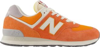 New Balance Ademende Su&egrave;de en Stoffen Sneakers - Heren - Sneakers - Oranje - 38 EU - Su&egrave;de - Schoenen
