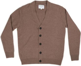 MC2 Saint Barth Heren Cardigan Sweatshirts & Hoodies - Heren - Vesten - Bruin - S - Truien & Vesten