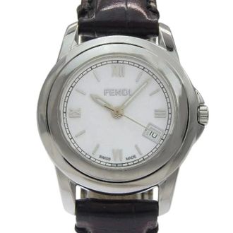 Fendi Pre-owned Watches, female, White, Size: ONE SIZE Pre-owned Stainless Steel Analog 2200L