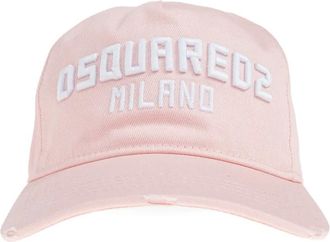 Dsquared2 Cappello da baseball con ricamo - Rosa
