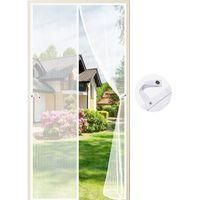 OEM Mosquitera Para Puerta, 90 X 210 Cm, Cortina Magn&eacute;tica Con Cierre Autom&aacute;tico, Mosquitera Para Puertas De Balc&oacute;n Y Sala De Estar, Instalaci&oacute;n Sin Neces