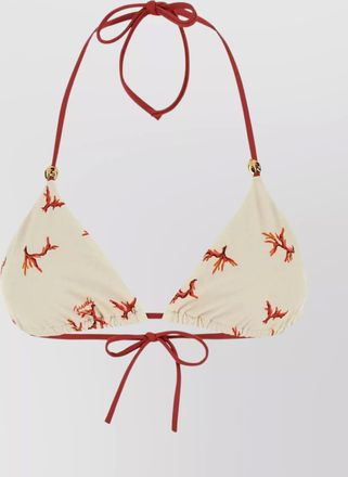 Fendi printed bikini top