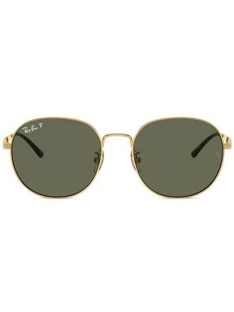 Ray-Ban round frame sunglasses - unisex - Metal - 57 - Gold