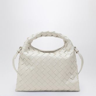 Bottega Veneta White Mini Hop crossbody bag