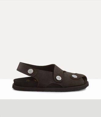 Vivienne Westwood Bam Bam Sandal Leather -Dark-brown 10-44 Men