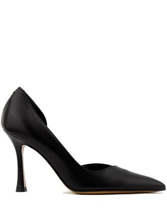 PAUL WARMER Pumps Dorsay 90mm - Nero