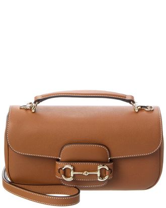 Gucci Horsebit 1955 Soft Small Top Handle Leather Shoulder Bag