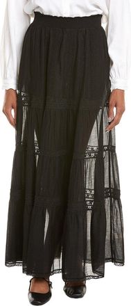 Alice & Olivia Alice + Olivia Kathryn Tiered Maxi Skirt