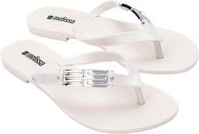 Melissa Harmonic Flip Flop in White at Nordstrom Rack, Size 7