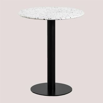 Sklum Mesa De Bar Redonda En Terrazo (&oslash;60cm) Dolce Sklum