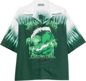 Balenciaga Graphic-print Shirt