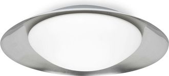 Faro Barcelona Faro Barcelona - Faro Side - Led Nickel Ceiling Lamp 20W