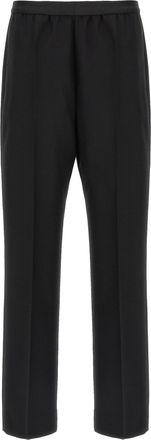 Maison Margiela Wool Pantaloni Nero-Donna