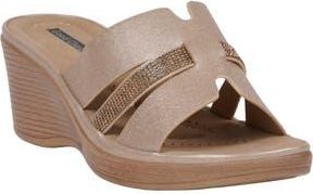 GC SHOES Francis Wedge Sandal in Gold at Nordstrom Rack, Size 9.5