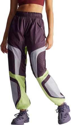 adidas by Stella McCartney Colorblock Woven Pants in Mineral Red/Lime at Nordstrom Rack, Size X-Large