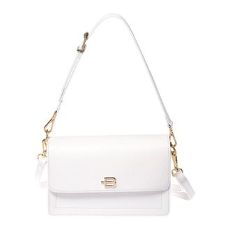 Baldinini Leather Shoulder Bag - female - Baldinini - Shoulder Bags - White - ONE SIZE - Bags