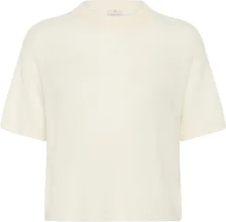 Kaffe Georgia Knit Pullover - Knitwear - Mujer - Blanco - L