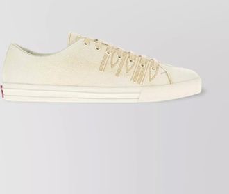 Prada leather low-top sneakers