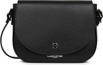 Lancaster Magnetische Flap Crossbody Tas - Dames - Schoudertassen - Zwart - ONE Size - Leer - Tassen