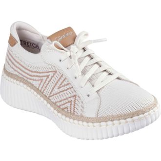 Skechers Wilshire Blvd - Bellevue Polyester Dames Off White Sneakers