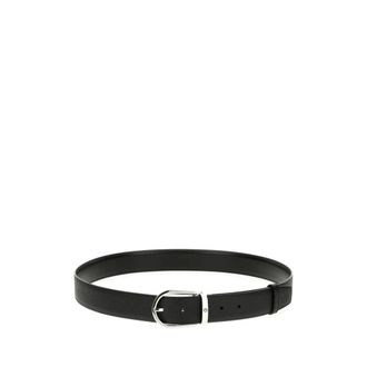 Montblanc Belts, unisex, Black, Size: ONE SIZE Horseshoe Buckle 35mm Reversible Leather Belt